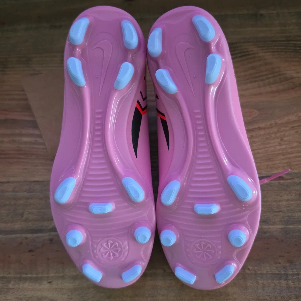 Nike Kids Soccer Cleats Jr Superfly 10 Club FG/MG  Pink Magic Flamingo 1Y